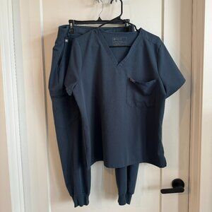 FIGS Scrub Set Dark Harbor Women's Size XL Petite